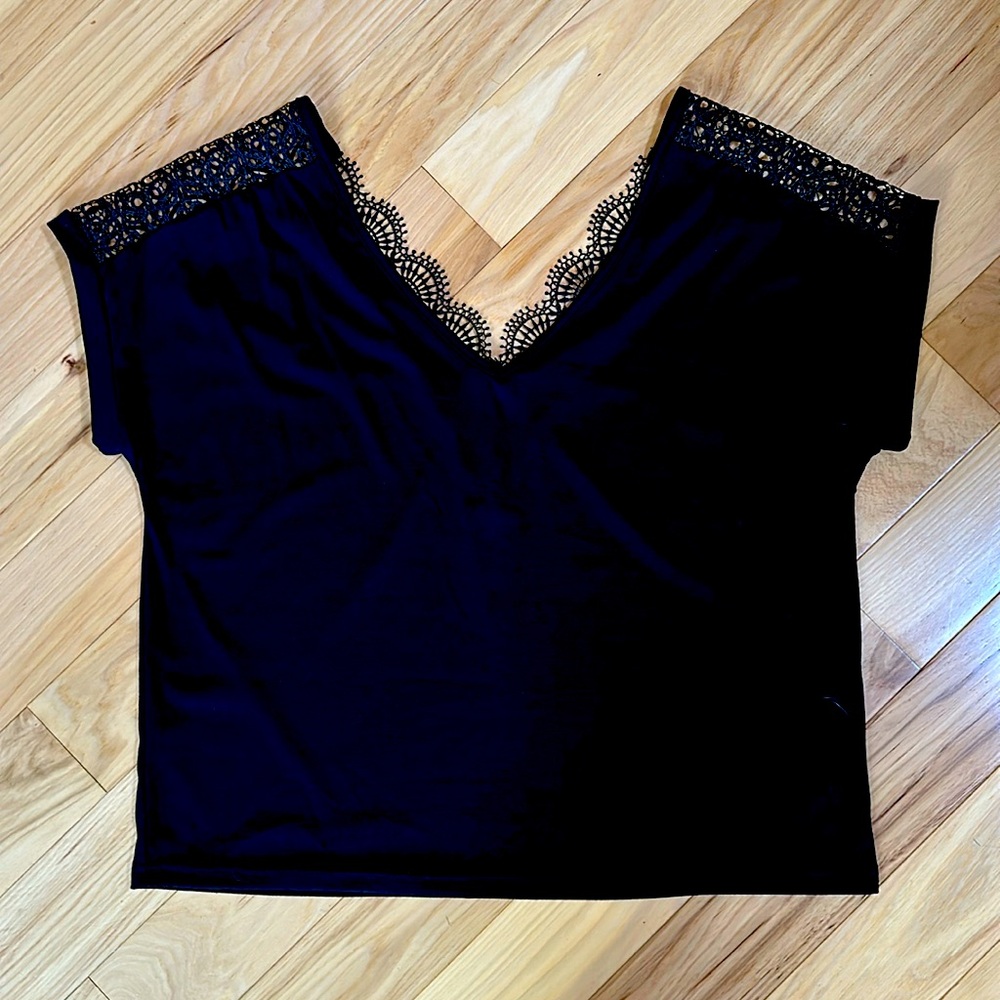 Black Lacy Blouse